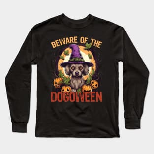 Fur-tastic Halloween Hound Dog Witch Costume Long Sleeve T-Shirt